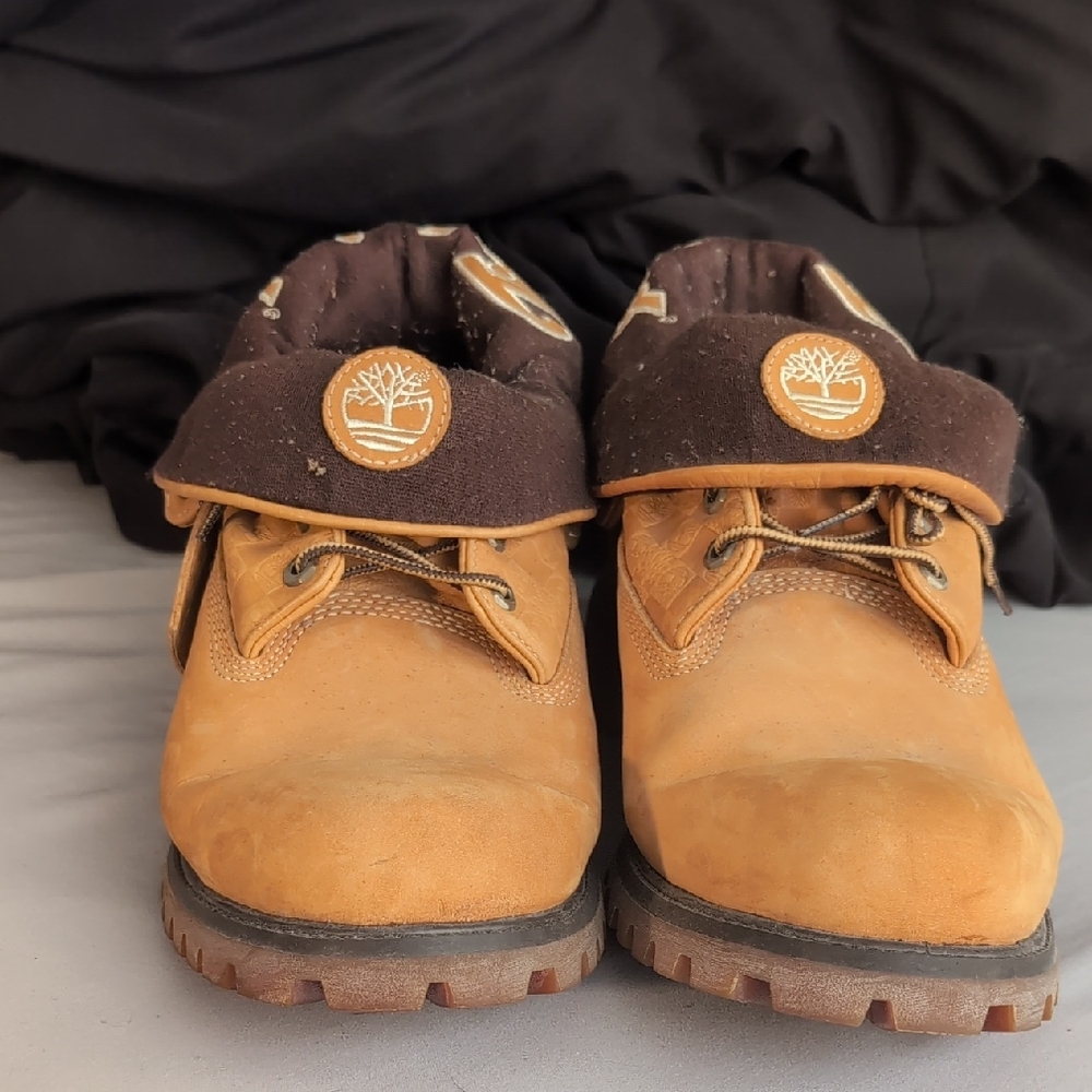 Timberland Men's Tan Fold-Down Boots